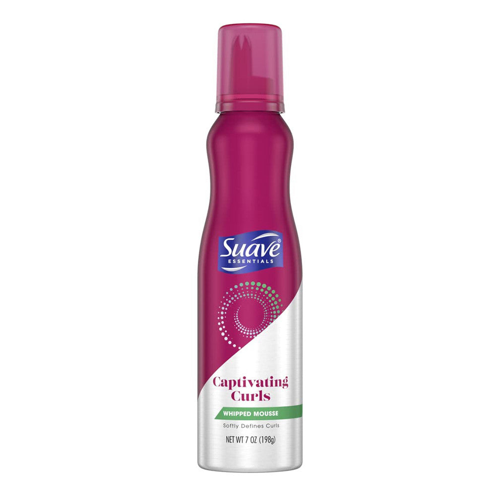 Suave Professionals Curl Enhancing Spray Hair Styling Mousse, 7 Oz